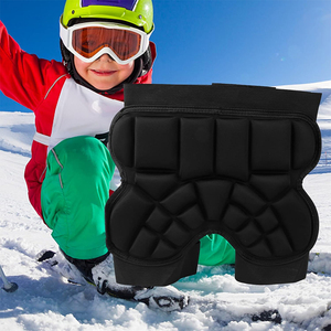Ski Butt Rembourré <span class=keywords><strong>Crash</strong></span> Pad Impact Shorts Protection pour Snowboard Skateboard Sports Hip Compression Butt Pantalon de protection - Product Image 1
