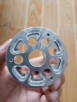Pièces d'espacement de roue en alliage d'aluminium usinées sur mesure par CNC, services de brochage par électroérosion à fil, certifiées ISO9001 pour l'automobile