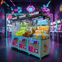 Machine à griffes d'arcade pour peluches, distributeur de petits cadeaux individuels, à monnayeur, version anglaise