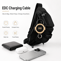 Câble USB C vers USB C rétractable 5A 100W avec puce E-Marker pour charge rapide PD