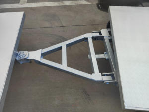 รถพ่วงพื้นเรียบสำหรับขนส่งสัมภาระสนามบินขาย - Product Image 2
