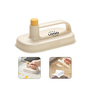 Brosse de nettoyage magique avec logo personnalisé remplaçable, pour cuisine et salle de bain, avec manche et lingettes jetables - Product Image 2