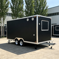 Cuisine mobile sur mesure, desserts, hot-dogs, glaces, restauration rapide, remorque Imbisswagen, camion de restauration, pizza, entièrement équipée, en aluminium