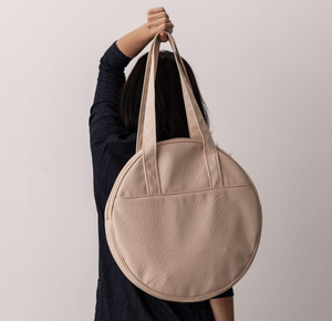<span class=keywords><strong>Sac</strong></span> cabas rond en coton tendance, beige, en <span class=keywords><strong>cuir</strong></span> vegan, grand <span class=keywords><strong>sac</strong></span> rond, <span class=keywords><strong>sac</strong></span> de shopping en simili <span class=keywords><strong>cuir</strong></span> - Product Image 4