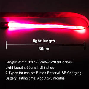 Correa de Perro Luminosa con LED, Correa de Seguridad para Perros, Correa de Perro con Luz Intermitente Brillante, <span class=keywords><strong>Collar</strong></span> de Perro con LED, Accesorios Electrónicos para Mascotas - Product Image 3