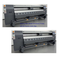 Guangzhou Gethray S8 nuevo modelo 10ft impresora de gran formato de 3,2 m de Plotter de inyección de tinta con Konica 5012i 1024i 4H Starfire cabezal de impresión