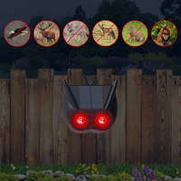 Répulsif animal solaire de haute qualité avec lampe de poche dispositif répulsif animal étanche extérieur pour Fox Farm Yard Garden