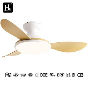 Ventilador de Techo Moderno para el Hogar con Luz LED de 35 Pulgadas, Diseño Ajustable de 3 Aspas, Estilo Americano, Control Remoto, Cuerpo de Lámpara de Hierro - Product Image 4