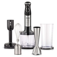 AKANE-Ensemble de mixeurs, 500W, système à 4 lames, 2 interrupteurs, outil multifonction facile à nettoyer pour la cuisine
