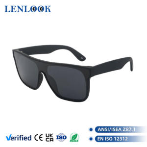 نظارات شمسية مستقطبة مخصصة عالية الجودة بتصميم عتيق للرجال والنساء، حماية من الأشعة فوق البنفسجية 400، للاستخدام الخارجي، مع شعار مخصص، مصنوعة من مادة TR90 - Product Image 1