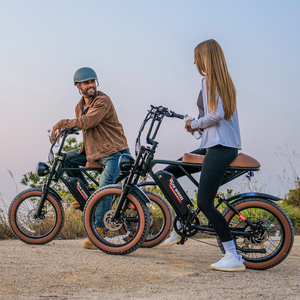 Vélo Électrique Urbain Style Rétro Autonomie 55 Mi Mode d'Accélération par Poignée Tournante avec Assistance au Pédalage - Product Image 3