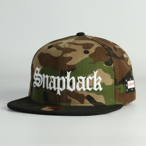 Custom Classic <b>Camo</b> Hip Hop High Quality Flat Bill Snapback <b>Caps</b> 6 Panel Baseball <b>Cap</b> Adjustable Flat Bill 3D Embroidery Patch - Product Image 6