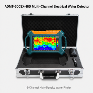 Détecteur d'eau souterraine ADMT-300SX-16D 300m - Mètre de résistivité multi-électrodes 16 canaux avec détection MN/TT, protection IP55, précision 0,1% - Product Image 4