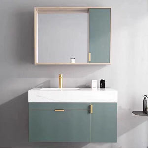 Rias Kamar Mandi Pvc Berkualitas Tinggi Terpasang Di Dinding dengan Rak - Product Image 3