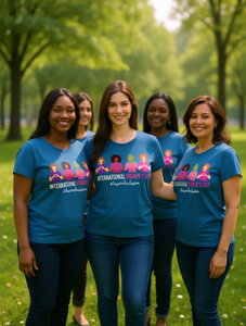 T-shirt per la Giornata Internazionale della Donna, 100% cotone, girocollo, casual, con stampa e design motivazionale - Product Image 2