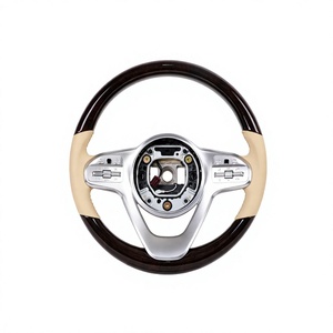 Volant à revêtement lisse pour Mercedes-Benz Classe S, configuration sélectionnée avec centre ouvert MS222SM - Product Image 1