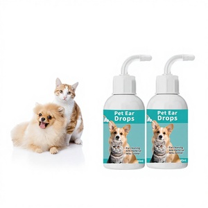 Formule naturelle sans alcool, hypoallergénique, sans picotements, gouttes auriculaires pour animaux de compagnie 60 ml, chiens, chats, antibactérien, contrôle des acariens, apaise les démangeaisons - Product Image 6