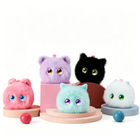 Jouet en peluche intelligent TechStar AI parlant avec fonction robot de racontage d'histoires, yeux LED, compagnon émotionnel et jouet éducatif