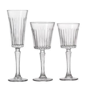 גלידת פסים זכוכית יין זכוכית דפוס שמפניה זכוכית זכוכית סט סט כלים סגנונות שונים צבע כוסות קוקטייל גובלטים - Product Image 4