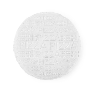Excelsa Lot de 6 assiettes à pizza en plastique transparent de 33 cm pour servir les pizzas, lavables au lave-vaisselle - Product Image 1