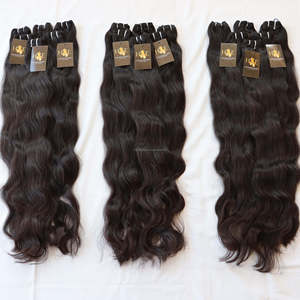 Fournisseur de mèches de cheveux bruts, extensions de tissage lisses, non traités, 100% cuticules alignées, os vierge, vendeurs de cheveux indiens bruts - Product Image 4