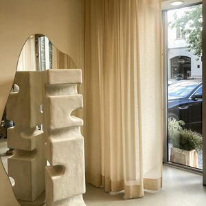 ستائر شفافة أنيقة بنقوش زهور للديكورات الداخلية الكلاسيكية، كشكشة وستائر بنمط زهور كلاسيكي - Product Image 2