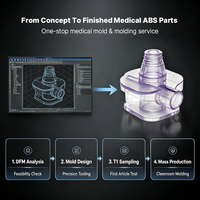 Pièces en plastique de haute qualité pour les dispositifs médicaux OEM, accessoires médicaux pour dessin 2D/3D personnalisé