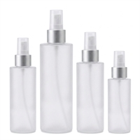 Flacon pulvérisateur en PET de 100 ml à 250 ml, de haute qualité, avec logo personnalisé, à fine brume, réutilisable, vide, pour cosmétiques