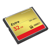 Tarjeta de Memoria CompactFlash 100% Original de 32 GB, 64 GB, 120 MB/s, Tarjeta CF, Tarjeta de Memoria Flash de 128 GB, Carte Mémoire para Cámara