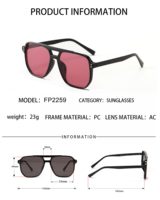 Lunettes de soleil unisexes vintage pour pilote d'avion, verres personnalisés de créateur, miroir antidérapant, tendances, vente en gros d'usine, lunettes de soleil tendance