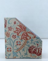 Boîte de rangement en papier à motif floral imprimé sur mesure |   Organisateur de bureau décoratif et boîte d'emballage cadeau