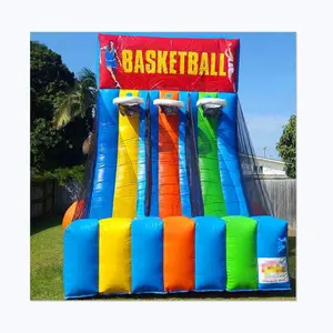 Jogo de basquete inflável, popular, inflável, basquete, tribunal, jogo de treinamento para crianças e adultos