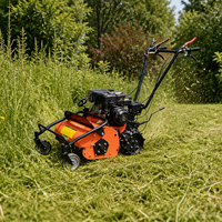 Tondeuse à fléaux autopropulsée JRS 50, moteur OHV 224cc 5,3 kW, largeur de coupe 50 cm, hauteur de coupe 1-8 cm, pneus pleins, démarrage par lanceur, pour usage agricole