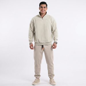 Sweat-shirt à fermeture éclair pour homme 14 sweats à capuche en polaire à fermeture éclair pull à col montant sweat à capuche vierge - Product Image 1