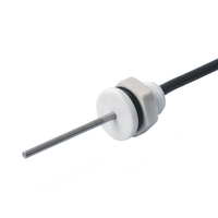 Capteur de niveau de liquide de type sonde résistant à la corrosion, signal à faible latence, réponse rapide, sortie numérique, alarme haute/basse, montage fileté