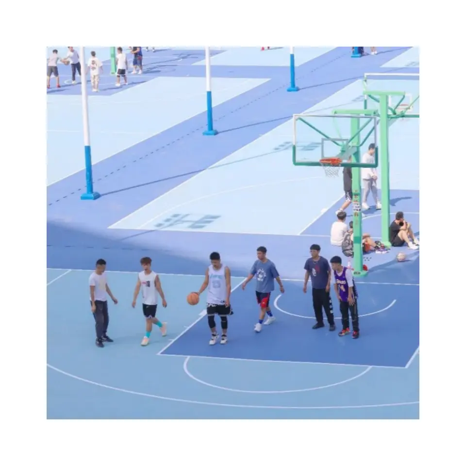 Event Flooring In Ground Interlocking Tile Sport Court for Play outdoor gyms with colorful and durable China hot sale trends