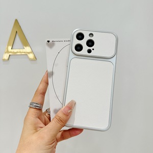 For iPhone 16/17 Big <b>Window</b> Corning Case Lambskin Texture Printable Custom Logo Slim Shockproof Protective <b>Cover</b> - Product Image 2