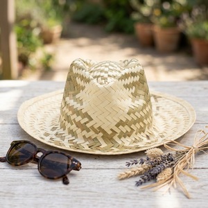 Meilleur chapeau souple en herbe naturelle, taille 58 cm, bord flexible de 11 cm, accessoire parfait pour la protection solaire, ajoutez-le au panier dès maintenant - Product Image 1