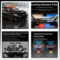 Película para Ventanas de Auto Zirui Spot Wholesale, 20% VLT, 3mil, para Ventanas Laterales y Traseras, 95% IRR, Aislamiento Térmico, Película Solar con 8 Años de Garantía