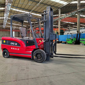 Vente directe d'usine Chariot élévateur tout-terrain 4x4 <span class=keywords><strong>2</strong></span>,5 tonnes <span class=keywords><strong>3</strong></span> tonnes 4 tonnes Mini chariot élévateur électrique avec couleurs personnalisables - Product Image 1