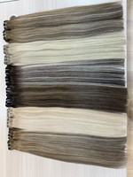 Extensions de Cheveux Humains Vierges Péruviens Remy de Haute Qualité en Gros, Tissage Lisse Soyeux 100g, Double Trame Faite à la Machine