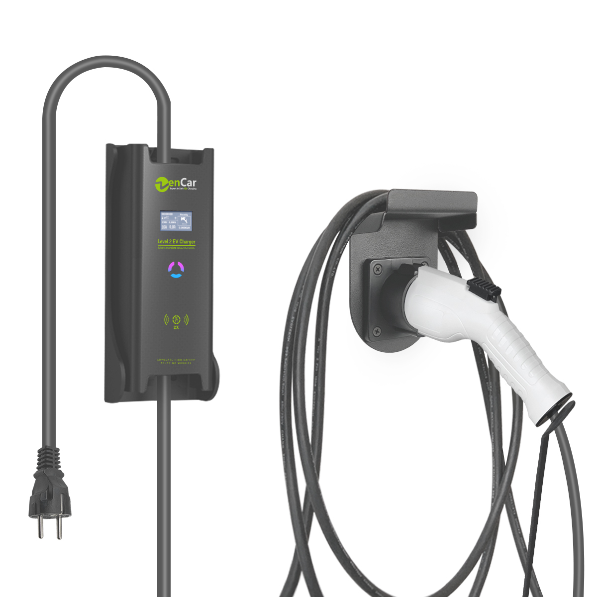 SAE J1772 EV Charger Level 2 EV Wallbox Charger 16A 3.6KW for Home Mobile Charging