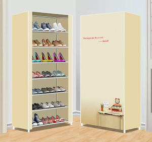6-Tier Detachable Fabric Multifunction Foldable Shoe <strong>Rack</strong> 36-Pair Boot <strong>Show</strong> Cupboard Cabinet Dustproof Cover Home Organizer - Product Image 4