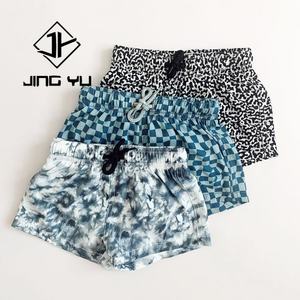 High Quality Beach <b>Shorts</b> Hawaiian Printed Children <b>Swimsuit</b> Custom Recycled Nylon Boys <b>Short</b> Swim Trunks - Product Image 2