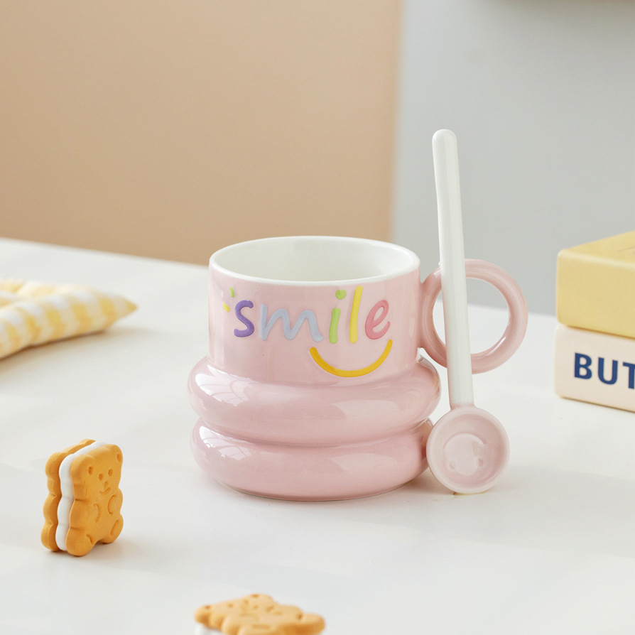 Pink with spoon