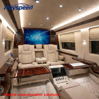 Kit de mise à niveau complet de l'intérieur Mercedes Sprinter 2500 - Tableau de bord + garnitures de porte + console de plancher pour 2019-2024