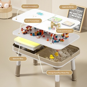 Ensemble de <span class=keywords><strong>bureau</strong></span> réglable pour l'apprentissage des enfants, idéal pour la maternelle, l'éducation préscolaire, l'écriture et la lecture, et tableau de dessin pour filles - Product Image 3