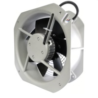 Ventilateur de refroidissement axial industriel électrique sans balais 12V 24V 48V DC avec châssis en fonte, 19 ans de garantie, 22580, protection IP55, 40000h+