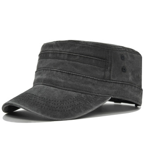 Gorra Plana de Algodón Lavado Estilo Vintage, Ajustable, Tipo Cadete, para Uso Casual al Aire Libre - Product Image 6