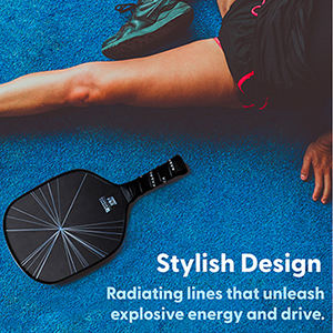 Surface à friction élevée Pickleball 14mm Puissance de force puissante en carbone brut - Product Image 2